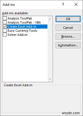 วิธีสร้าง Add-In ของ Excel (พร้อมขั้นตอนโดยละเอียด)