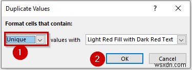 วิธีเปรียบเทียบสองคอลัมน์เพื่อค้นหาความแตกต่างใน Excel