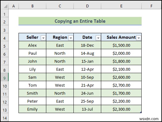 วิธีใช้การอ้างอิงตารางด้วย Excel VBA (20 ตัวอย่าง)