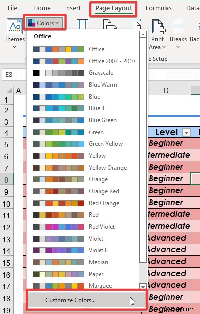 วิธีทำให้ตาราง Excel ดูดี (8 เคล็ดลับที่มีประสิทธิภาพ)