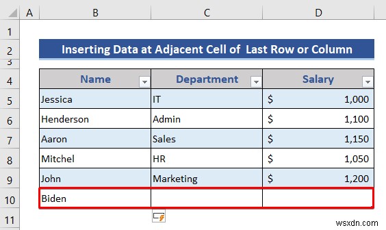 วิธีการแทรกหรือลบแถวและคอลัมน์จากตาราง Excel