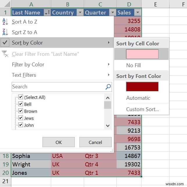 วิธีการลบแถวที่ซ้ำกันในตาราง Excel