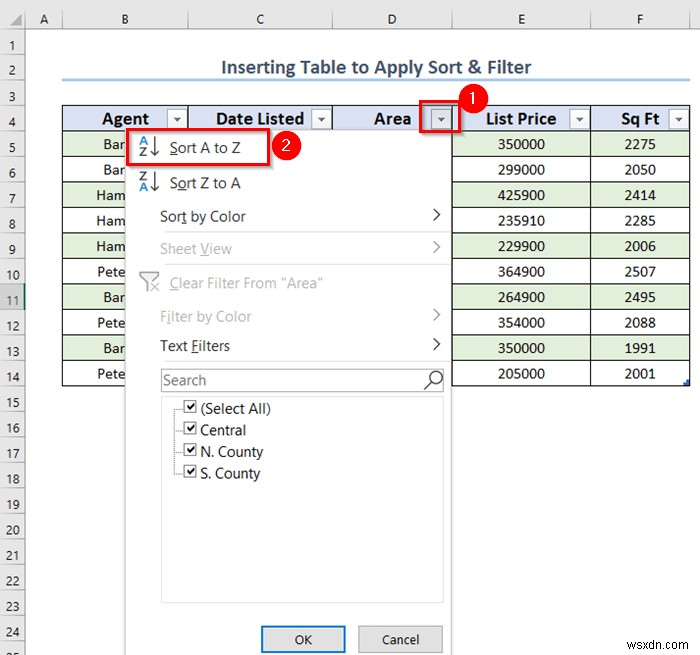 วิธีใช้การเรียงลำดับและกรองด้วยตาราง Excel (4 วิธีที่เหมาะสม)