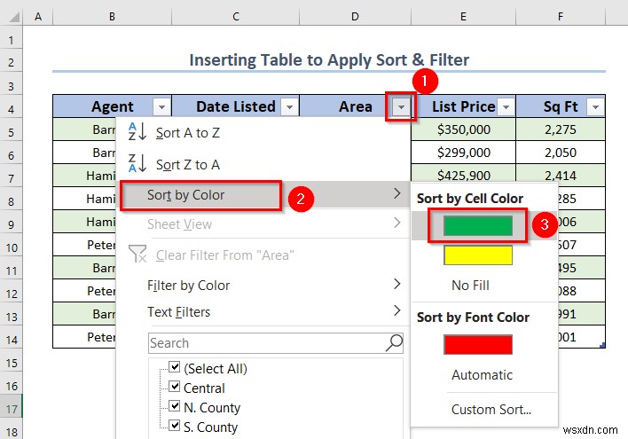 วิธีใช้การเรียงลำดับและกรองด้วยตาราง Excel (4 วิธีที่เหมาะสม)