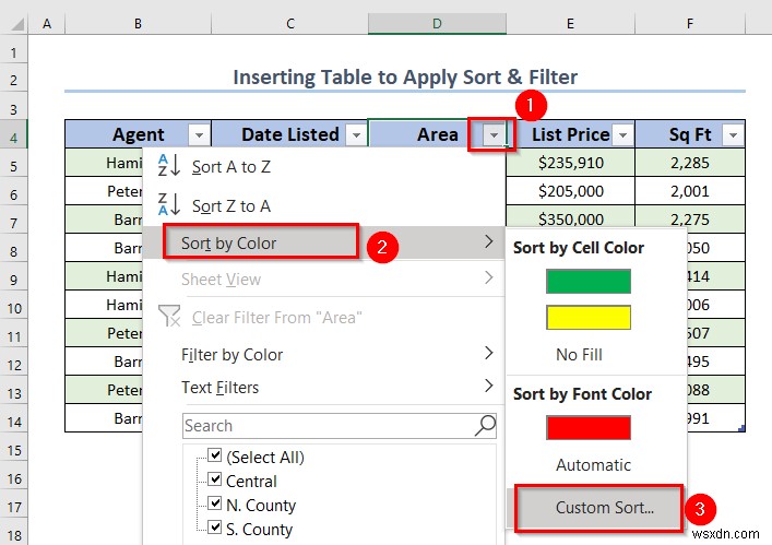 วิธีใช้การเรียงลำดับและกรองด้วยตาราง Excel (4 วิธีที่เหมาะสม)