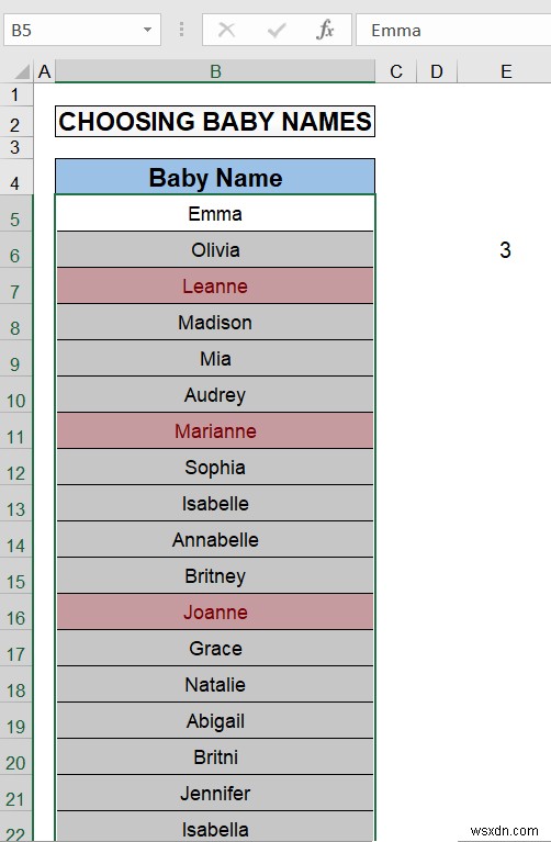 วิธีใช้สัญลักษณ์แทนใน Excel (4 วิธีง่ายๆ)