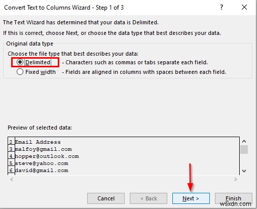 วิธีการแปลงข้อความเป็นคอลัมน์ใน Excel (3 กรณี)