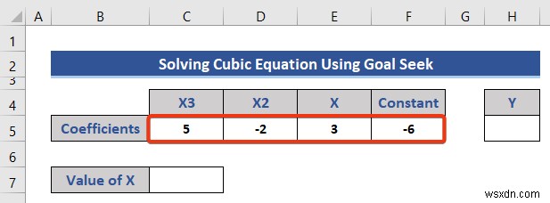 การแก้สมการใน Excel (5 ตัวอย่างที่มีประโยชน์)