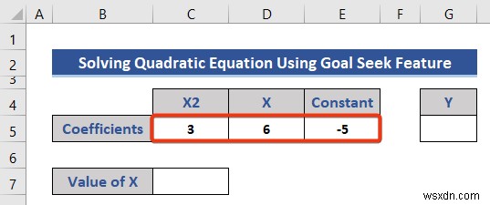 การแก้สมการใน Excel (5 ตัวอย่างที่มีประโยชน์)