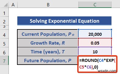 การแก้สมการใน Excel (5 ตัวอย่างที่มีประโยชน์)