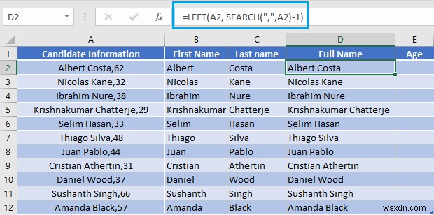 วิธีแยกเซลล์ใน Excel (คู่มือขั้นสูงสุด)