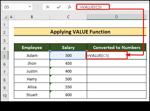 วิธีการแปลงข้อความเป็นตัวเลขใน Excel (8 วิธีง่ายๆ)