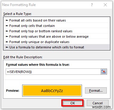 วิธีการเน้นทุกแถวใน Excel (วิธีง่ายๆ 3 วิธี)