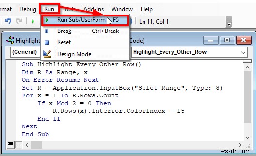 วิธีการเน้นทุกแถวใน Excel (วิธีง่ายๆ 3 วิธี)