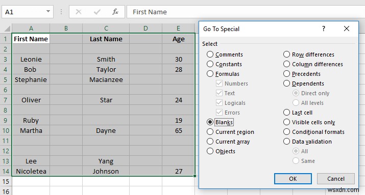 วิธีการลบแถวว่างใน Excel (6 วิธี)