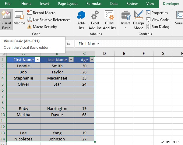 วิธีการลบแถวว่างใน Excel (6 วิธี)