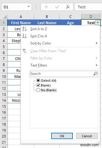 วิธีการลบแถวว่างใน Excel (6 วิธี)