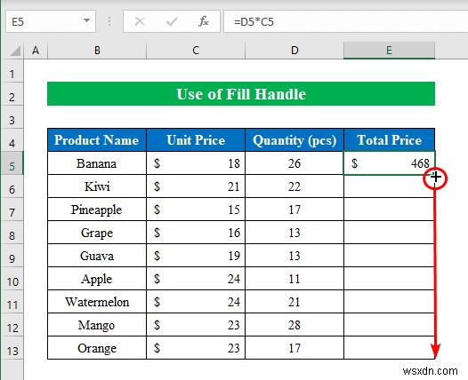 วิธีการคูณใน Excel (8 วิธีง่าย ๆ)