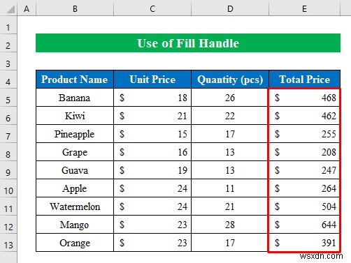 วิธีการคูณใน Excel (8 วิธีง่าย ๆ)