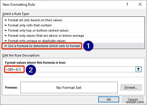 วิธีเปรียบเทียบสองคอลัมน์หรือรายการใน Excel (4 วิธีที่เหมาะสม)