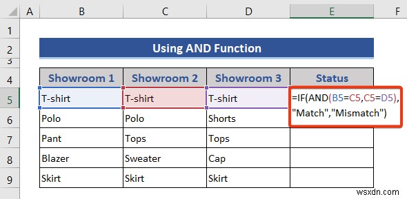 วิธีเปรียบเทียบสองคอลัมน์หรือรายการใน Excel (4 วิธีที่เหมาะสม)