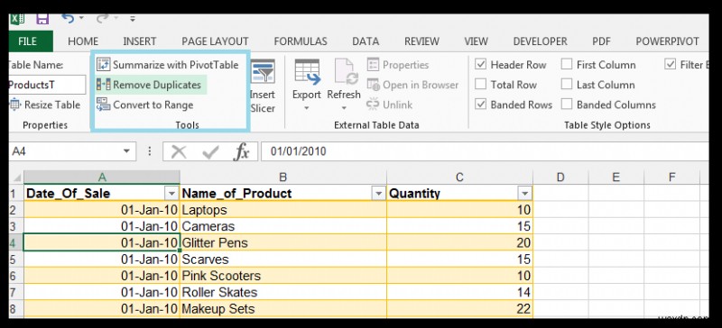 แลกเปลี่ยน (คัดลอก นำเข้า ส่งออก) ข้อมูลระหว่าง Excel และ Access