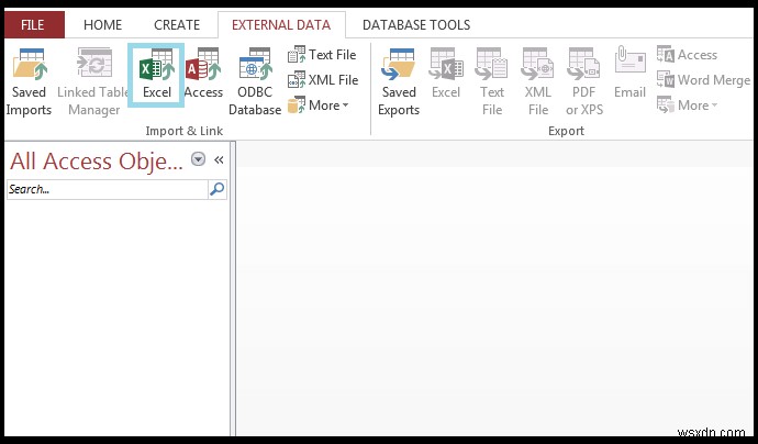 แลกเปลี่ยน (คัดลอก นำเข้า ส่งออก) ข้อมูลระหว่าง Excel และ Access