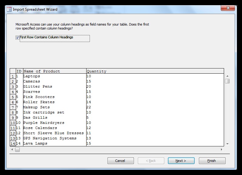 แลกเปลี่ยน (คัดลอก นำเข้า ส่งออก) ข้อมูลระหว่าง Excel และ Access