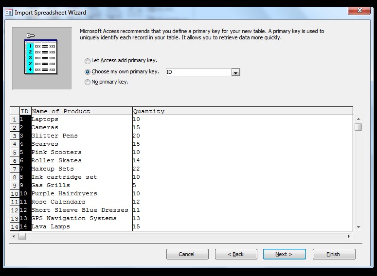 แลกเปลี่ยน (คัดลอก นำเข้า ส่งออก) ข้อมูลระหว่าง Excel และ Access