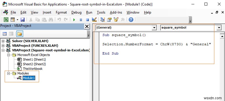 วิธีการแทรกสัญลักษณ์รากที่สองใน Excel (8 วิธีง่ายๆ)