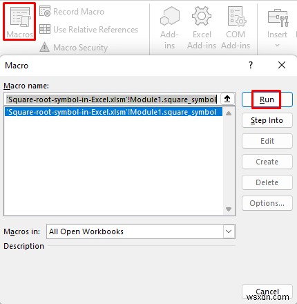 วิธีการแทรกสัญลักษณ์รากที่สองใน Excel (8 วิธีง่ายๆ)