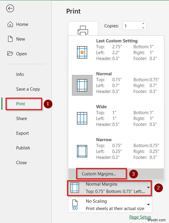 ดำเนินการคำสั่งเพื่อจัดเวิร์กชีตที่เลือกไว้กึ่งกลางใน Excel