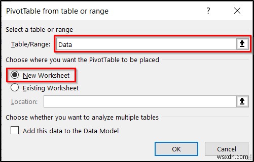 สร้างรายงานที่แสดงยอดขายรายไตรมาสตามเขตใน Excel