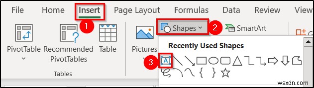 สร้างรายงานที่แสดงยอดขายรายไตรมาสตามเขตใน Excel