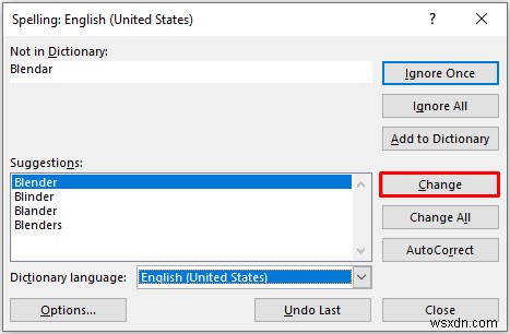 วิธีการตรวจสอบการสะกดในแผ่นงานที่ใช้งานอยู่ใน Excel