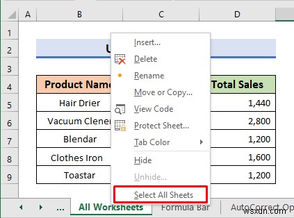 วิธีการตรวจสอบการสะกดในแผ่นงานที่ใช้งานอยู่ใน Excel