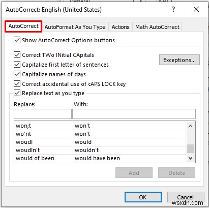 วิธีการตรวจสอบการสะกดในแผ่นงานที่ใช้งานอยู่ใน Excel