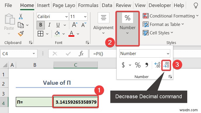 วิธีการปัดเศษตัวเลขใน Excel โดยไม่ต้องใช้สูตร (3 วิธีด่วน)