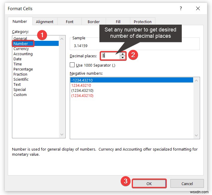 วิธีการปัดเศษตัวเลขใน Excel โดยไม่ต้องใช้สูตร (3 วิธีด่วน)