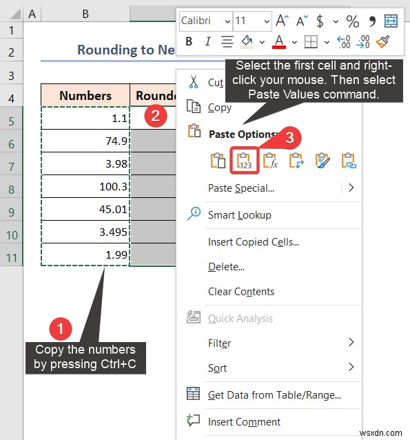 วิธีการปัดเศษตัวเลขใน Excel โดยไม่ต้องใช้สูตร (3 วิธีด่วน)