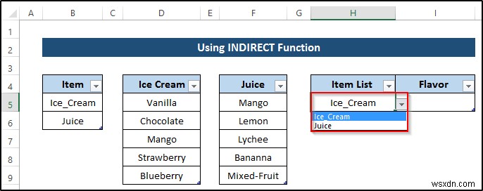 การตรวจสอบข้อมูลตามเซลล์อื่นใน Excel (4 ตัวอย่าง)