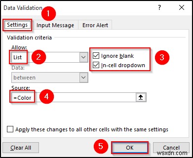 การตรวจสอบข้อมูลตามเซลล์อื่นใน Excel (4 ตัวอย่าง)