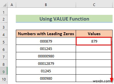 วิธีการลบศูนย์นำหน้าใน Excel (8 วิธีง่ายๆ)