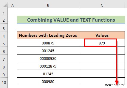 วิธีการลบศูนย์นำหน้าใน Excel (8 วิธีง่ายๆ)