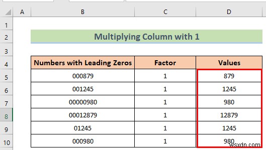 วิธีการลบศูนย์นำหน้าใน Excel (8 วิธีง่ายๆ)