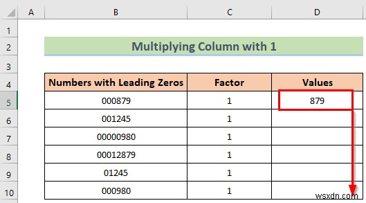 วิธีการลบศูนย์นำหน้าใน Excel (8 วิธีง่ายๆ)