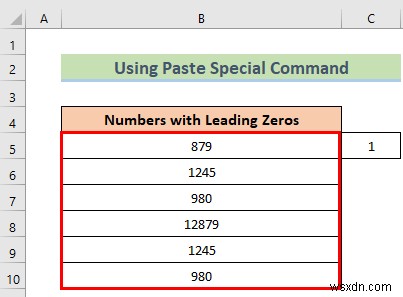 วิธีการลบศูนย์นำหน้าใน Excel (8 วิธีง่ายๆ)