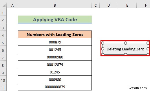 วิธีการลบศูนย์นำหน้าใน Excel (8 วิธีง่ายๆ)