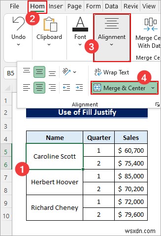 วิธีการผสานสองเซลล์ใน Excel โดยไม่สูญเสียข้อมูล (2 วิธี)
