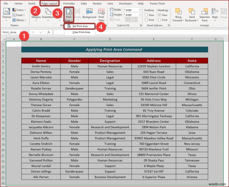 วิธีทำให้สเปรดชีต Excel ใหญ่ขึ้นเมื่อพิมพ์ (7 วิธี)